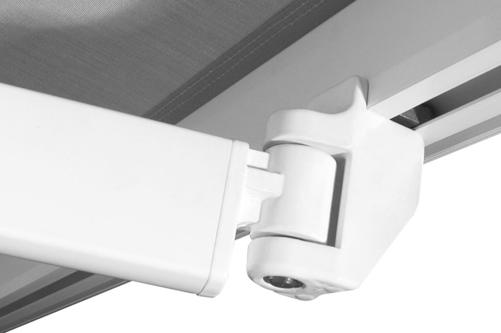 Zártszelvényes napellenző oldalsó lezárás